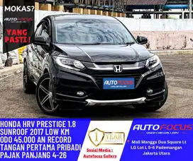 Tdp 25JT Honda HRV Prestige HR-V 2017 at siap pakai