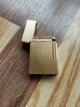 St dupont gold plated ligne 1 lighter korek api mewah