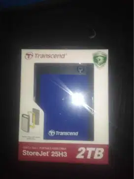 BNOB Harddisk external Transcend 2 tb garansi on 29 september 2027