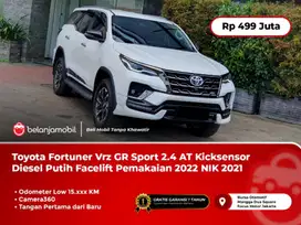 [ LOW KM ] Toyota Fortuner Vrz GR Sport 2.4 AT Diesel Putih 2021 2022
