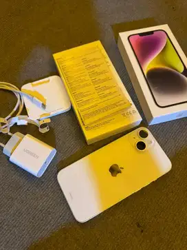 Iphone 14 128gb ex iBox fullset original like new bisa tt