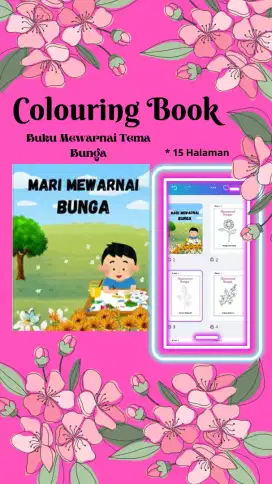 Buku Mewarnai Digital tinggal Cetak untuk Melatih Kecerdasan Anak