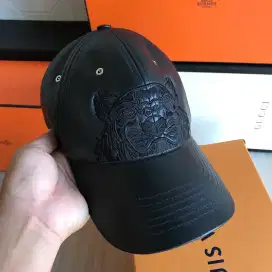 KENZO tiger leather cap topi