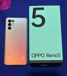 Oppo reno 5 lengkap mulus normal