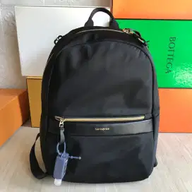 Samsonite backpack nylon black tas ransel