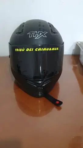 HELM THX BLACK DOFF FULL FACE MURAHHH