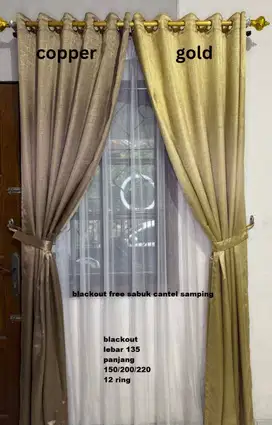 PROMO RAMADHAN korden blackout import ukuran 135 x 250