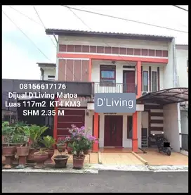 Jual Rumah Komplek D'Living Matoa Krukut Cinere depok