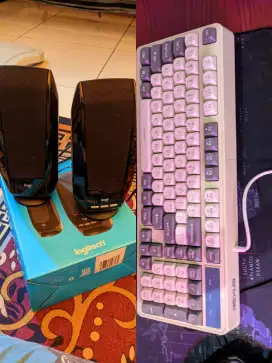 Speaker Logitech & Kyboard Gaming Rexus