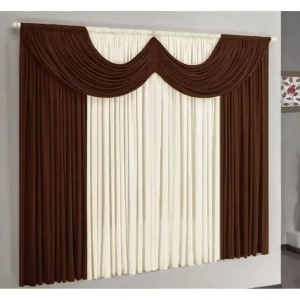 Pasang gordyn gorden murah vertikal roll blind jasa wallpaper dinding