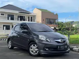 TERMURAH!! HONDA BRIO SATYA 1.2 E MT 2015 ABU-ABU KM 124rb (REAL)