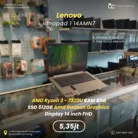 LENOVO Ideapad 1-14AMN7 | Ryzen 3 7320U 8GB 512GB