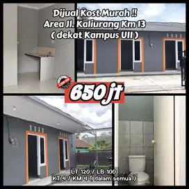 Rumah sangat strategis jalan kaliurqng Kam 13 timur kampus UII