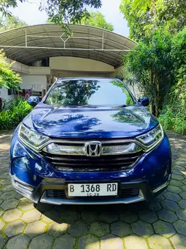 Dijual CRV turbo prestige 2017 AT biru metalik