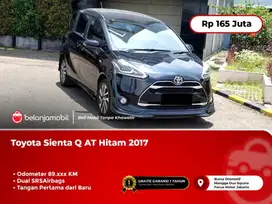 [ WARRANTY ] Toyota Sienta Q AT Hitam 2017/2018