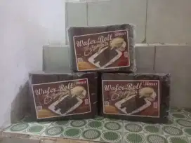 Wafer roll coklat dan vanila stok random