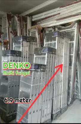 Tangga lipat alm DENKO Multi fungsi 6.9 mtr.