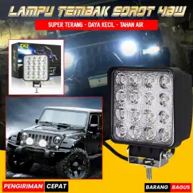 TaffLed Spotlight LED Foglamp Mobil 30 Degree IP68 Cool-White 48W