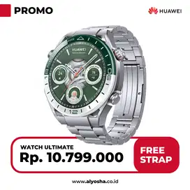 NEW JAM HUAWEI SMARTWATCH ULTIMATE EDITION GREEN