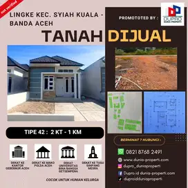 Rumah tipe 42 dijual di Lingke Syiah Kuala – dekat pusat kota & kampus