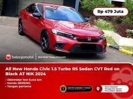[ KM 9RB ] Honda Civic 1.5 Turbo RS Sedan CVT Red on Black 2024/2025
