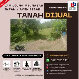 Jual Tanah Luas 200 m² di Lam Ujung Meunasah Intan – Aceh Besar