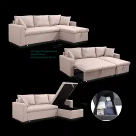 sofa L minimalis