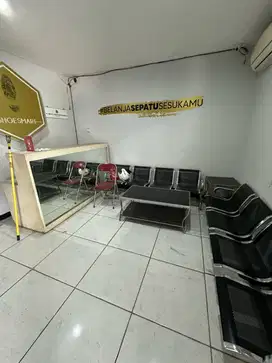 1 Set Kursi Dudukan 4 Seat 2 pcs + Meja Kaca besar + Meja Kaca Kecil
