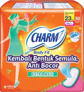 Charm Body Fit Non Wing 30pads