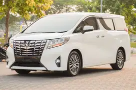 Like New! Toyota Alphard 2.5 G ATPM white 2018 vellfire x5