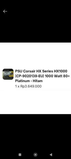PSU CORSAIR HX1000