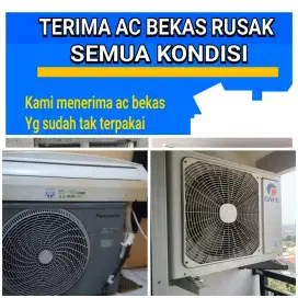 Terima AC bekas rusak