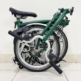 SEPEDA LIPAT BROMPTON M6L RACING GREEN 2020 - ISTIMEWA