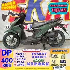 (Gratis servis 3tahun) Honda beat deluxe th 2023 cash/credit