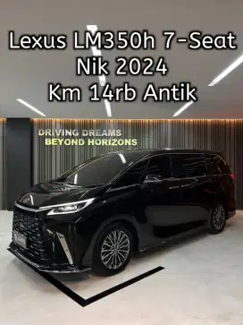 Lexus LM350 Hybrid LM350H AT 2024 Hitam 7-Seater B128NAZ