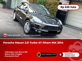 [KM ANTIK] Porsche Macan 2.0 Turbo Panoramic AT Hitam 2014/2015