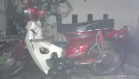 Dijual motor kastem Honda c70