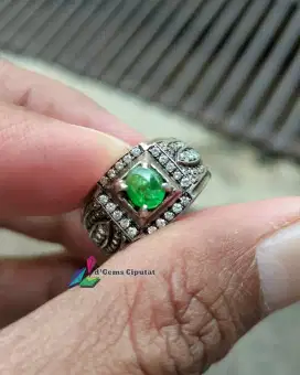 Batu Cincin Akik Permata Natural Tsavorite Garnet