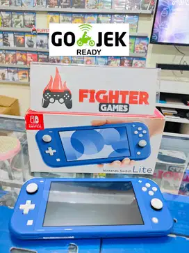 [READY GOJEK] Nintendo Switch Lite Blue Original bisa main online