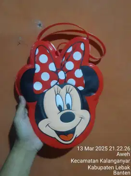 ORIGINAL Disney 5and Hongkong TAS Mini Mouse Paket 5 Pcs
