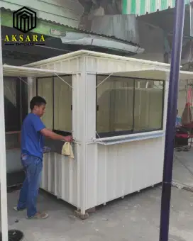 BOOTH SEMI CONTAINEE USAHA CAFE / BOOTH SEMI CONTAINER CUSTOM MURAH