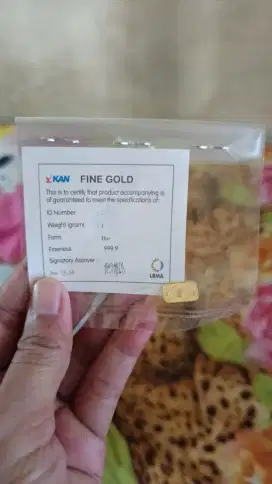 Dijual emas batangan antam asli 24 K