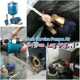 Jasa/ tukang service servis pompa air Sumur bor gali suntik sedot wc
