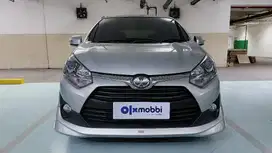 Low KM TDP 6,JT Toyota Agya 1.2 G TRD Sportivo Bensin-AT Silver 2017