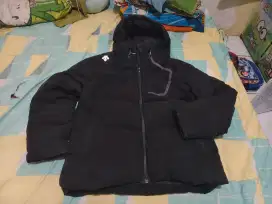 Jaket gelembung bulang Hodie merk descente sngt tebal orignal dr korea