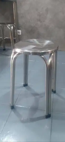 Bangku Stainless Pemaikaian 6 Bulan