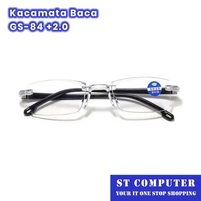 Kacamata Baca Pria Wanita GS-84 +2.0