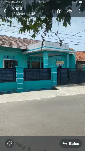 Disewakan  Rumah Tahunan/Per 6 Bulan,Nego Tipis