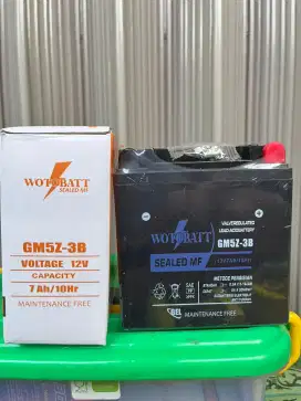 Aki Kering Motor GM5Z-3B Baru dan Segel Suprafit,100,Vega,FizR,Megapro