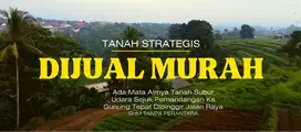 Jual Murah Tanah Cocok Untuk Villa Pinggir Jalan Raya SHM Udara Sejuk